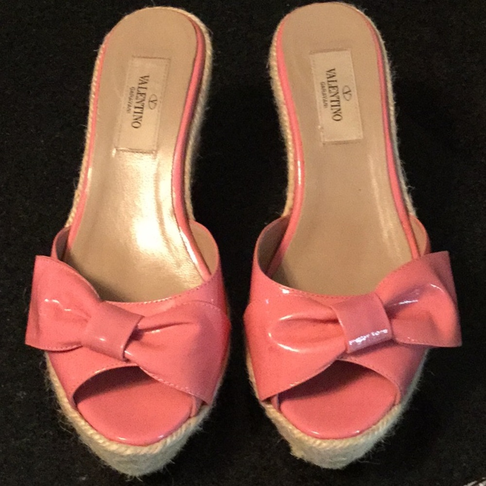 Valentino wedge sandals size 6